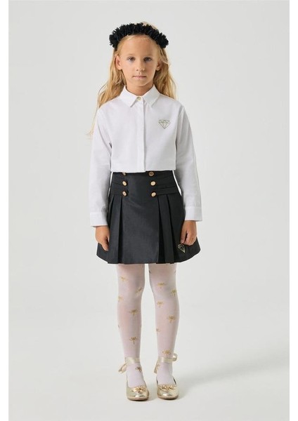 Bg Store Kız Çocuk Siyah Etek