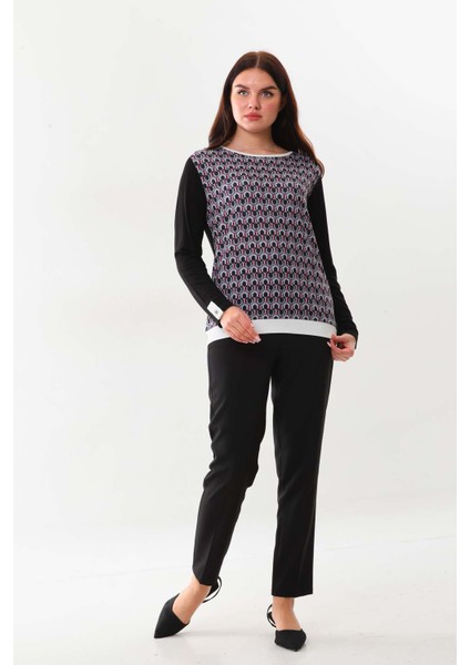 Kadın Kol Düğme Detaylı Uzun Kol Bluz 23542 Siyah fiyatları