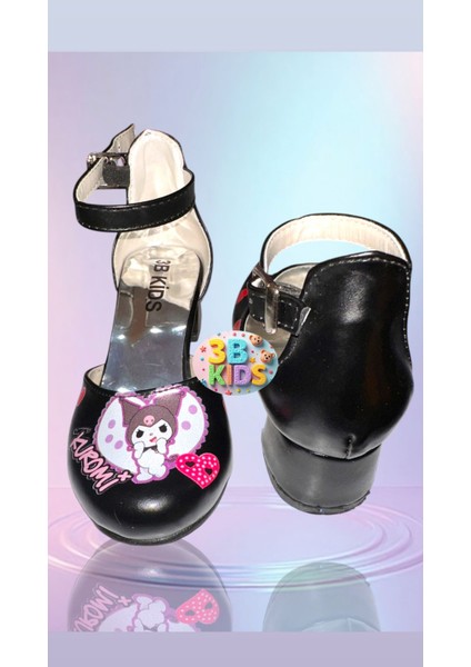 Kuromi Siyah Özel Tasarım Kuromi Çocuk Topuklu Ayakkabı fiyatları
