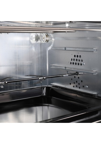 Jet Midi Fırın 70 Litre Emaye Kaplama Siyah Gri Panel Çok Fonksiyonlu Pişirme Özellikli