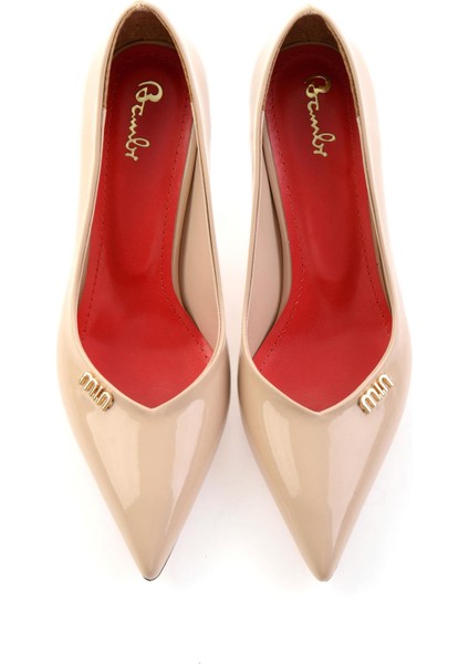 Bej Kadın Klasik Topuklu Ayakkabı K01231461298 fırsatları