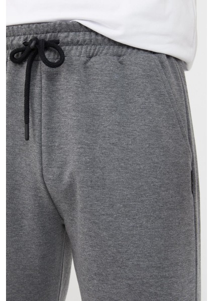 Antrasit Relaxed Fit Bisiklet Yaka Sweatshirt Düz Paça Erkek Eşofman Takımı fırsatları