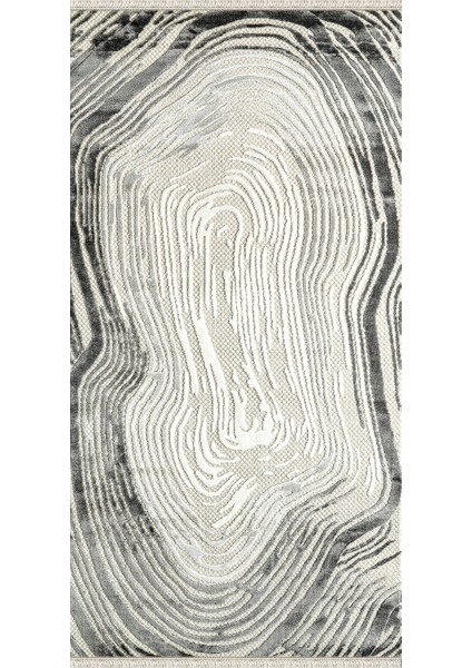 Amorf AR007 Krem Yumuşak Dokulu Salon Mutfak Koridor Oturma Odası Yolluk Halı Makine Halısı