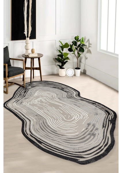 Amorf AR007 Krem Yumuşak Dokulu Salon Mutfak Koridor Oturma Odası Yolluk Halı Makine Halısı