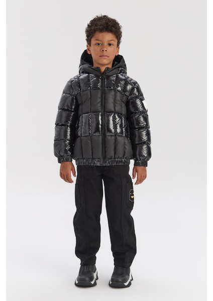 Bg Store Erkek Çocuk Siyah Mont