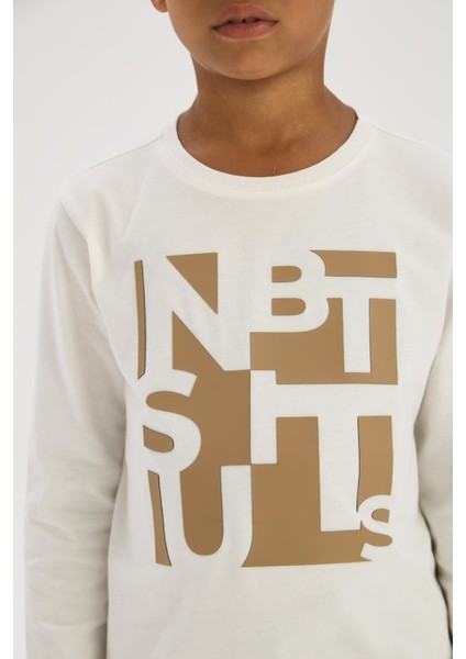 Bg Store Erkek Çocuk Ekru Tshirt modelleri
