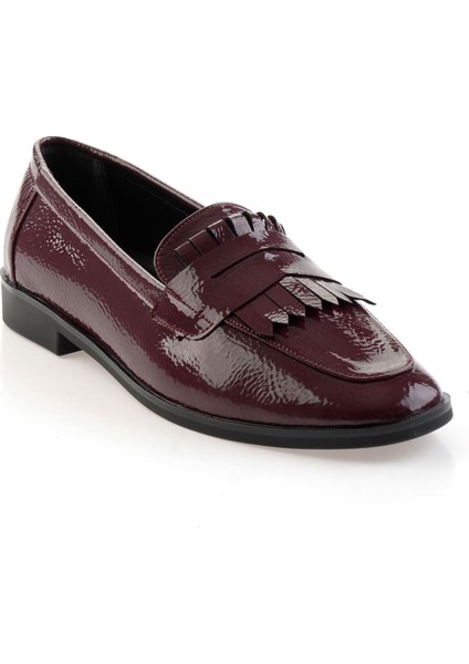 Bordo Kadın Loafer Ayakkabı K01212011012 fiyatları