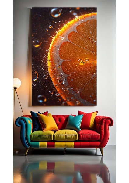 Sulu Portal Dilimi Ev Duvar Salon Güzellik Salonu Ofis Dükkan Dekarasyon Kanvas Tablo