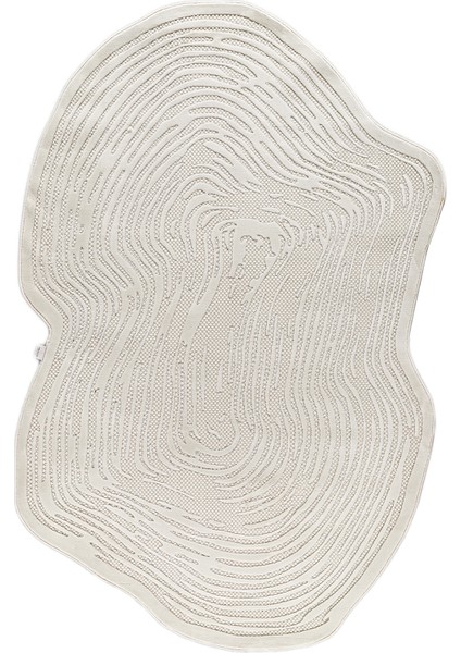 Amorf AR003 Krem Yumuşak Dokulu Salon Mutfak Koridor Oturma Odası Yolluk Halı Makine Halısı