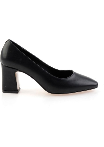 Siyah Kadın Klasik Topuklu Ayakkabı K01213035509