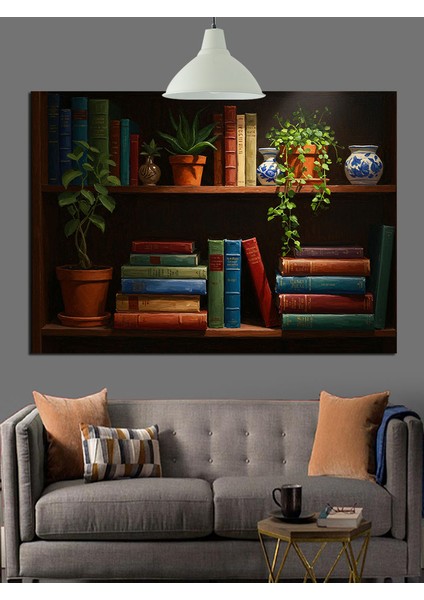 Kitaplık ve Dekoratif Objeler Dekoratif Kanvas - Mdf Ahşap Tablo