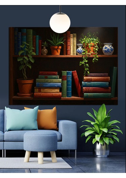 Kitaplık ve Dekoratif Objeler Dekoratif Kanvas - Mdf Ahşap Tablo modelleri
