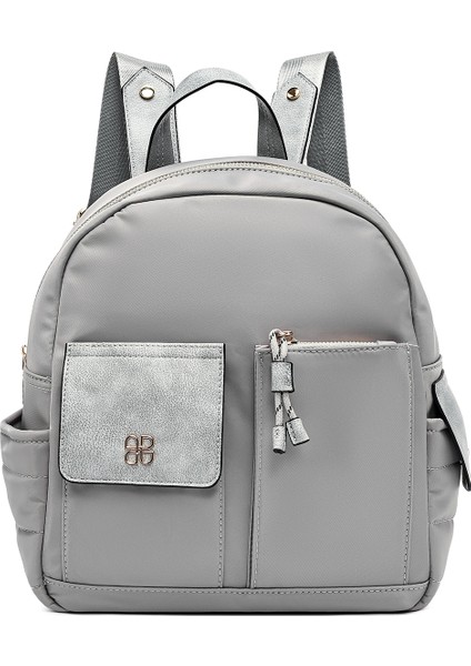 Kadın Gri Kumaş Sırt Çantası 25ABD28146F