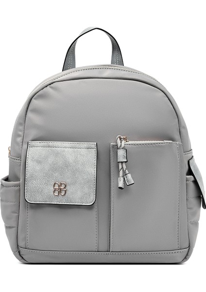 Kadın Gri Kumaş Sırt Çantası 25ABD28146F modelleri