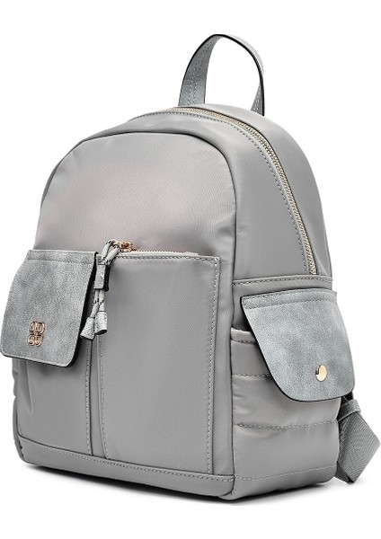 Kadın Gri Kumaş Sırt Çantası 25ABD28146F