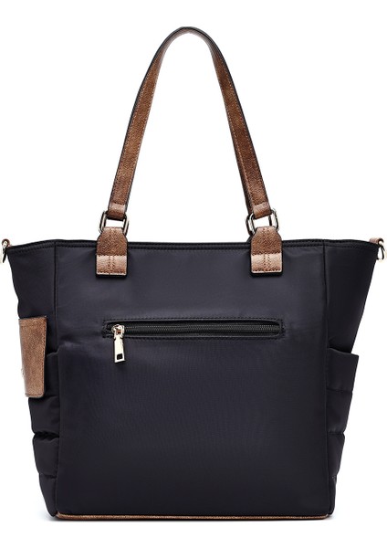 Kadın Siyah Uzun Askılı Kumaş Omuz Çantası 25ABD28136F fırsatları