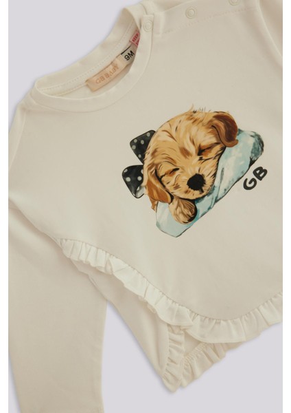 Bg Store Kız Bebek Beyaz Tshirt fiyatları