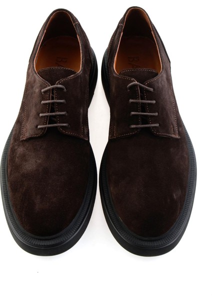 Kahve Hakiki Deri Erkek Klasik Ayakkabı E01597000402 fırsatları