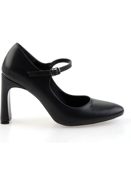 Siyah Kadın Klasik Topuklu Ayakkabı K01209160509