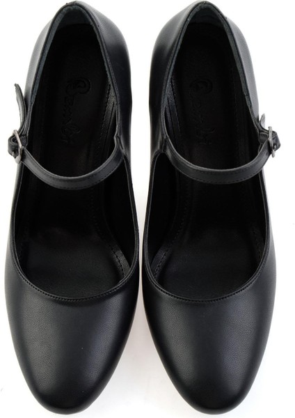 Siyah Kadın Klasik Topuklu Ayakkabı K01209160509 fırsatları