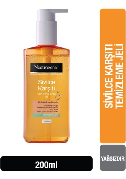 Visibly Clear Sivilce Karşıtı Yüz Temizleme Jeli 200ML