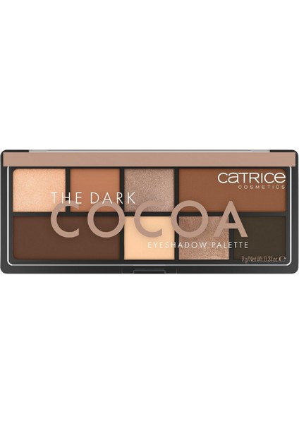 Catrıce Dark Cocoa Göz Farı Paleti ,8 Renk, Parıltılı ve Vegan, Yağsız Formül fiyatları