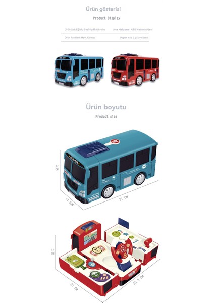 Çocuk Parası Direksiyon Direksiyonu Otobüs Eğitici Oyuncaklar (Yurt Dışından) indirimleri