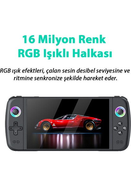 M27 7.0 Inç HDMI Çıkışlı Taşınabilir Retro Oyun Konsolu Atari 20000 Oyun