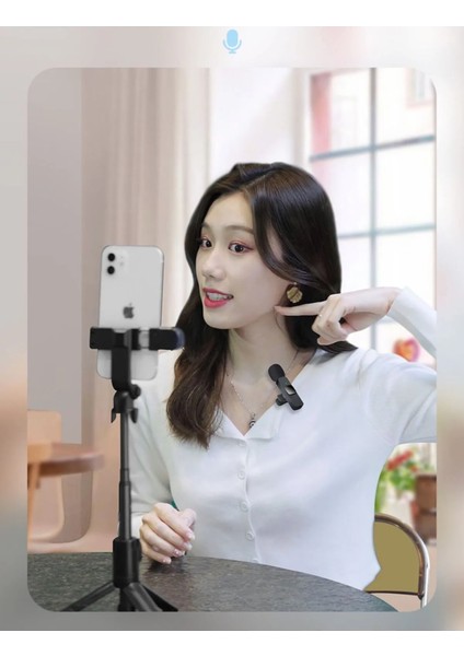 Kablosuz Yaka Mikrofonu Telefonlara Uyumlu Wireless Profesyonel Yayın Çekim Mikrofon fırsatları