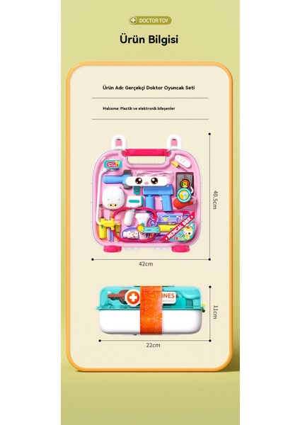 Çocuk Doktor Seti Eğitici Oyuncaklar (Yurt Dışından) indirimleri