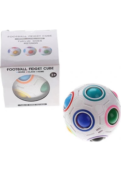 Çocuklar Için 12 Delik Press Gökkuşağı Topu Eğitici Oyuncaklar (Yurt Dışından)