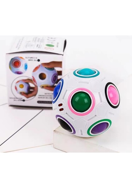 Çocuklar Için 12 Delik Press Gökkuşağı Topu Eğitici Oyuncaklar (Yurt Dışından) fiyatları