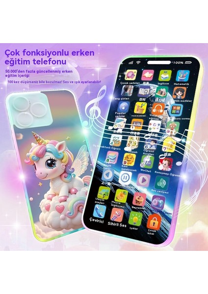 Çocuk Erken Eğitim Cep Telefonu Dokunmatik Işık (Yurt Dışından) fiyatları