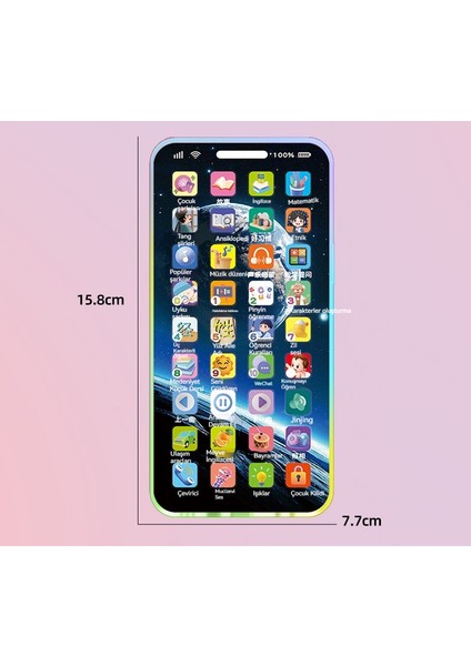 Çocuk Erken Eğitim Cep Telefonu Dokunmatik Işık (Yurt Dışından) indirimleri