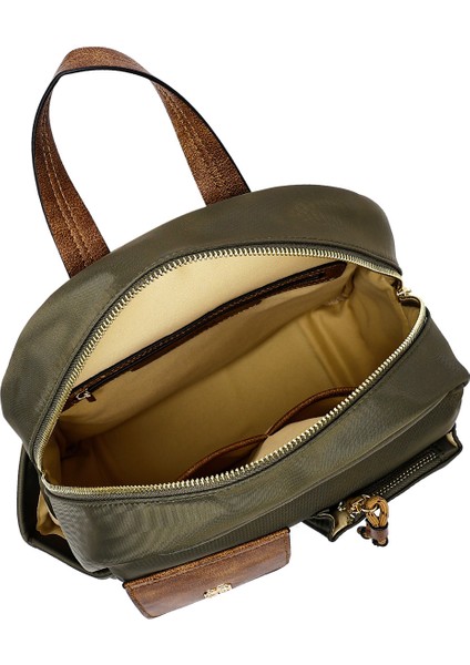 Kadın Yeşil Kumaş Sırt Çantası 25ABD28146F