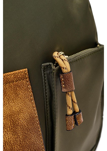 Kadın Yeşil Kumaş Sırt Çantası 25ABD28146F