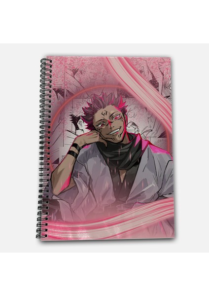 Jujutsu Kaisen Sukuna Kareli A4 Okul Defteri 72 Yaprak Model 1 fiyatları