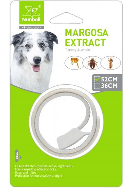 Orta-Büyük Köpekler Için Pire, Kene Tasması (Boyun Mx: 52 Cm)