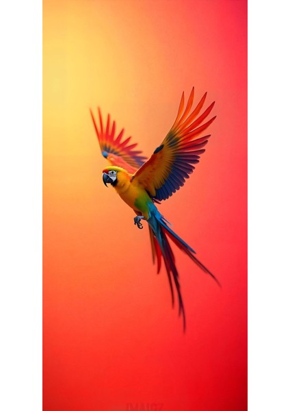 Renkli Papağan Ev Duvar Salon Güzellik Salonu Ofis Dükkan Dekarasyon Kanvas Tablo fiyatları