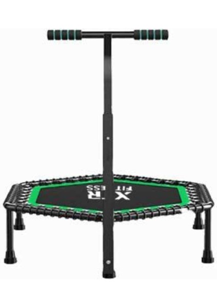 XTR Fitness Tutunmalı Trambolin 106 cm Yeşil