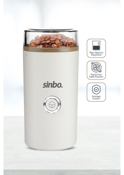 Kahve ve Baharat Öğütücü – 70 gr Kapasite, Paslanmaz Çelik Bıçaklı SCM-2980 modelleri
