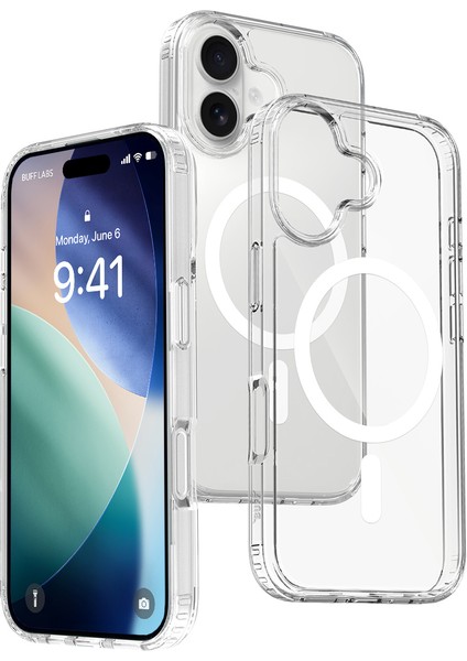 Buff iPhone 17 Magsafe Air Hybrid Şeffaf Kılıf