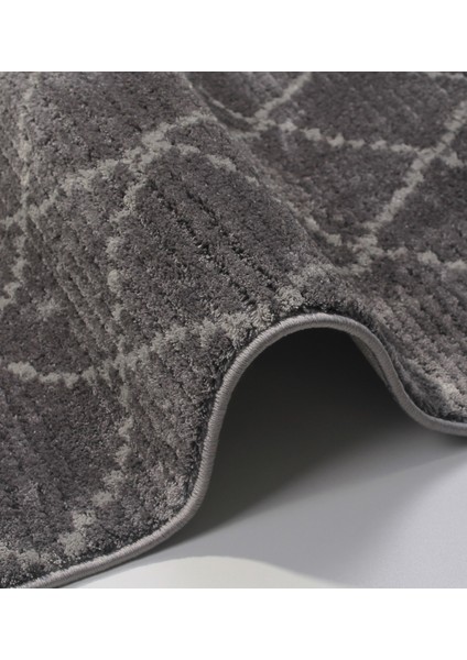 Veron 3606 Antrasit Yumuşak Dokulu Salon Antre Mutfak Yatak Odası Halı Yolluk indirimleri