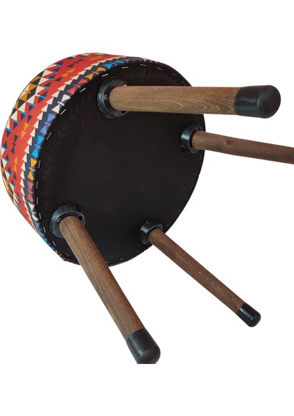 Puf Koltuk Bench Tabure – Anadolu Kilim Al- Ahşap Ayaklı fiyatları