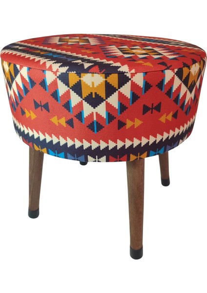 Puf Koltuk Bench Tabure – Anadolu Kilim Al- Ahşap Ayaklı modelleri