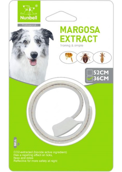 Küçük Köpekler Için Pire, Kene Tasması (Boyun Mx: 36 Cm)