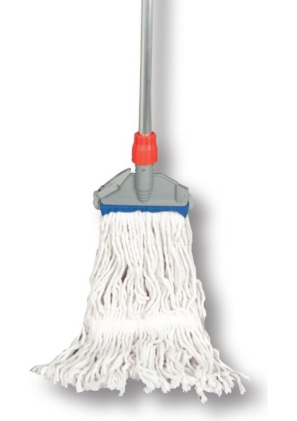 Çift Kovalı Temizlik Arabası Seti Yedek Dar Islak Mop Püskül Paspas 17 Cm - 500 gr - Beyaz - 10 Adet fırsatları