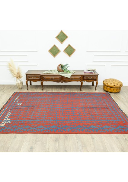 Ihlara El Dokuma Kırmızı Kilim 195X281 cm fiyatları