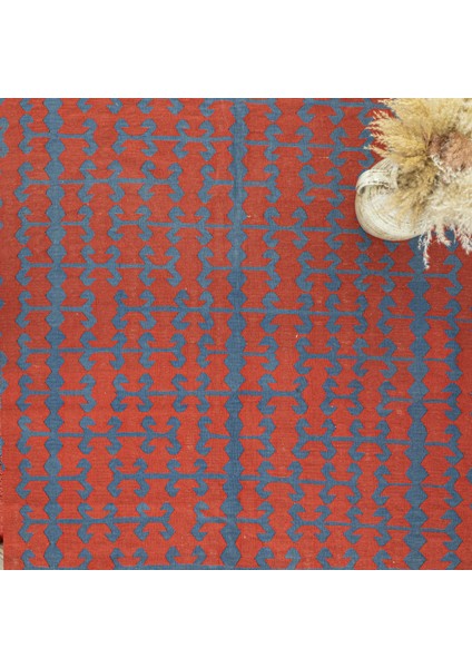 Ihlara El Dokuma Kırmızı Kilim 195X281 cm modelleri