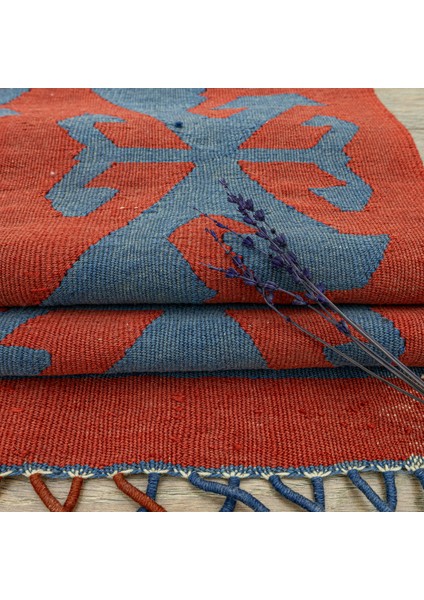 Ihlara El Dokuma Kırmızı Kilim 195X281 cm fırsatları